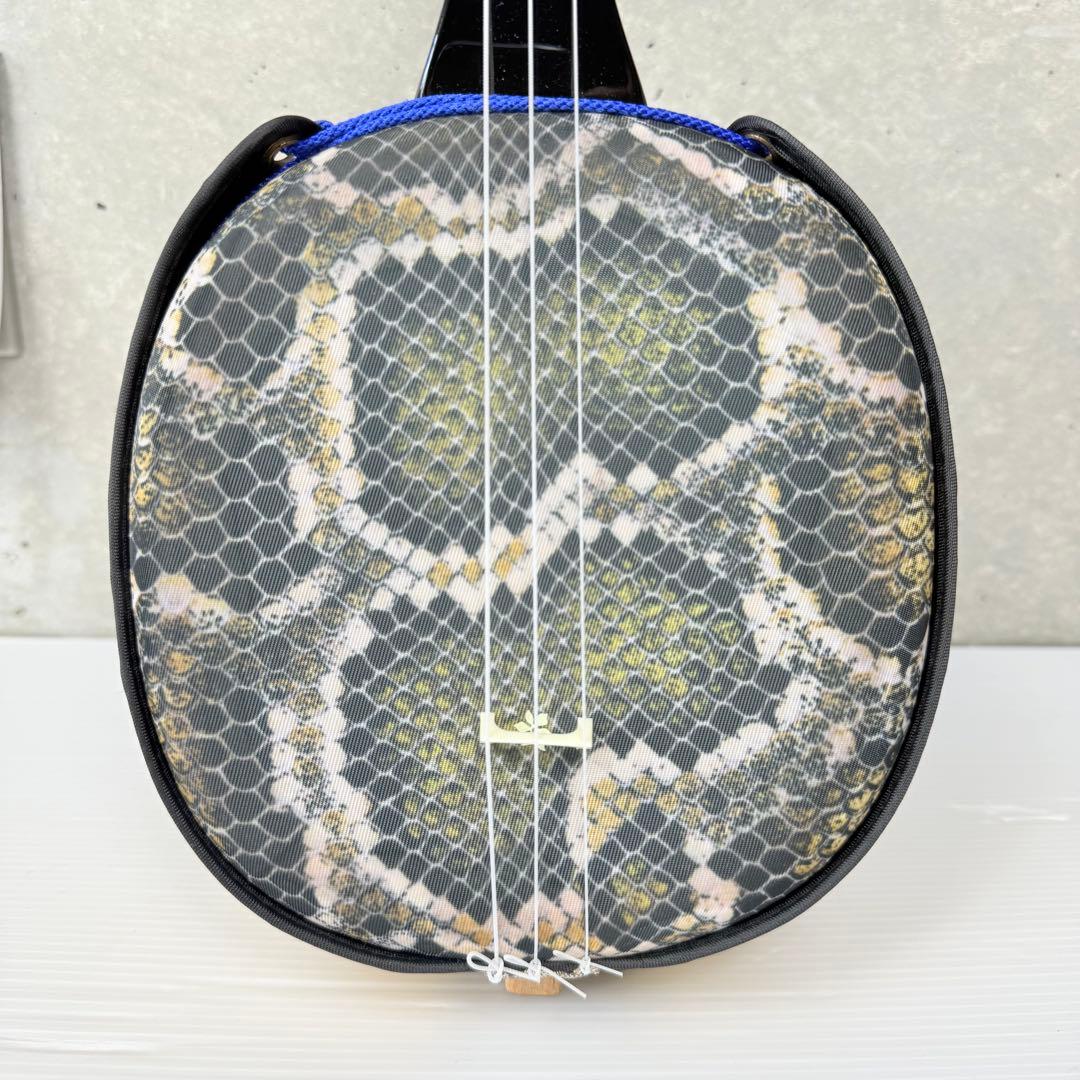 【美品！】 沖縄伝統楽器 三線 人口皮タイプ