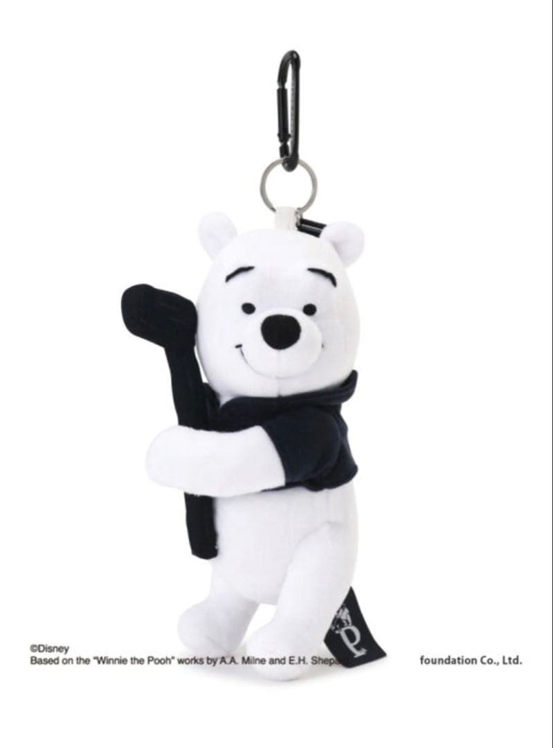 新品 未使用 PEARLY GATES プーさんぬいぐるみボールポーチ