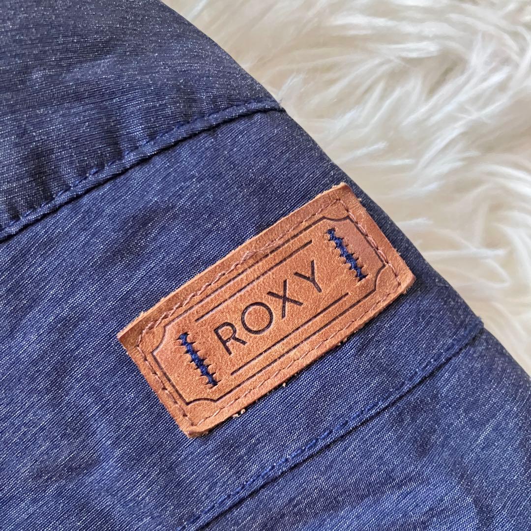 #N9✨ROXY✨スノボウェア デニム ビブパンツ つなぎ レディースM