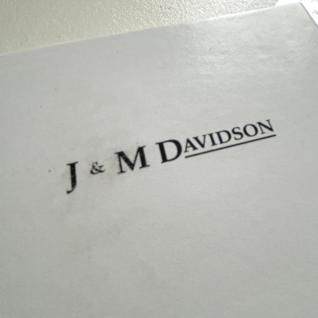 未使用　J&M デビッドソン 名刺入れ　カードケース　クロコ型押し