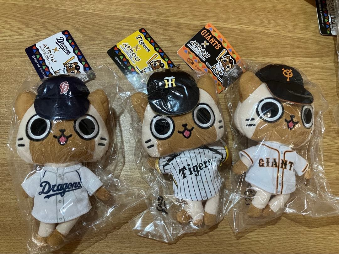 プロ野球キャラクターぬいぐるみ7体セットアイルーメラルーモンハン