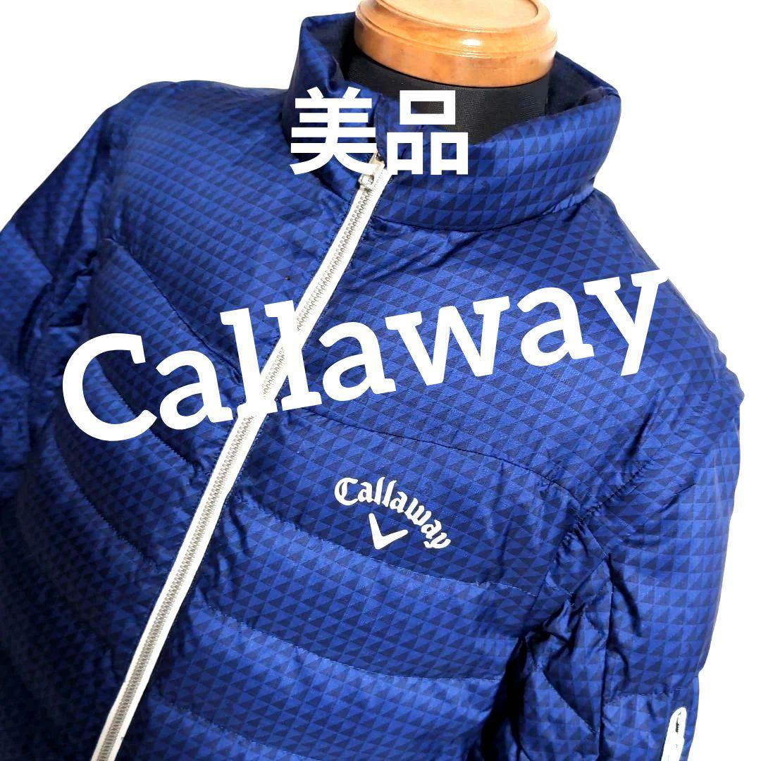eq11 Callaway ダウンジャケット × ダウンベスト 青 メンズL