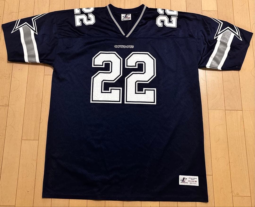 NFL ダラス・カウボーイズ E.スミス 22番 フットボールジャージ XXL