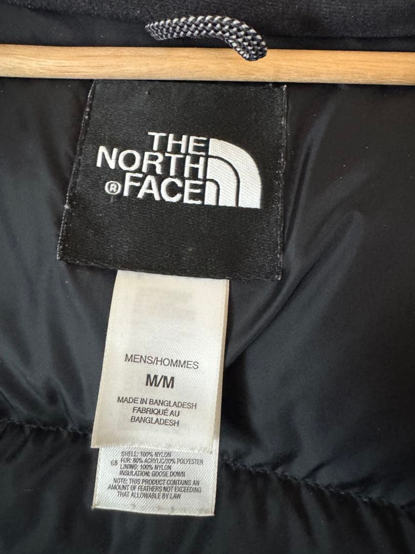 希少　美品　ノースフェイス　550フィル　3way ダウンジャケット　ファー付