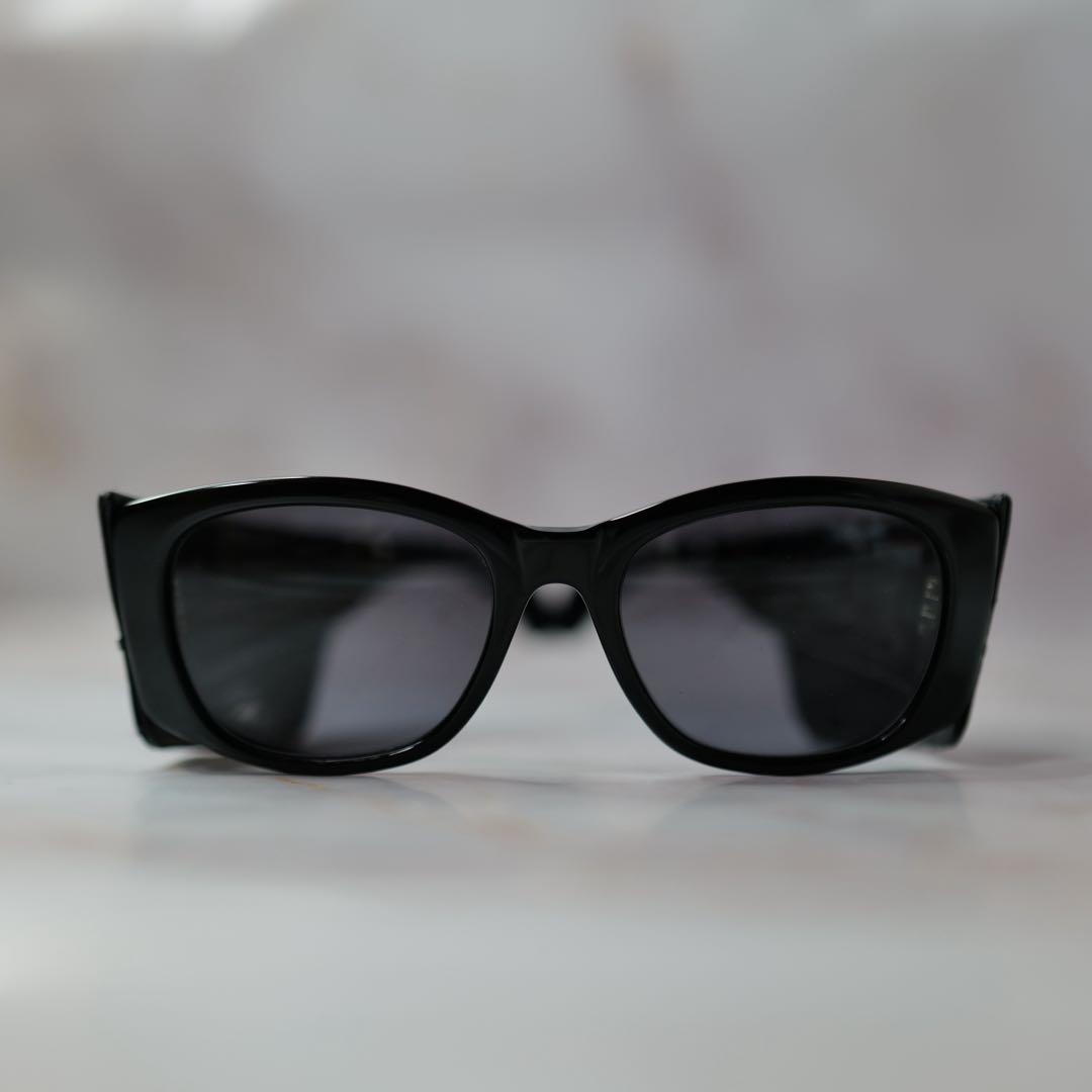 CHANEL シャネル ヴィンテージ レザー サングラス Y2K 1988 レア