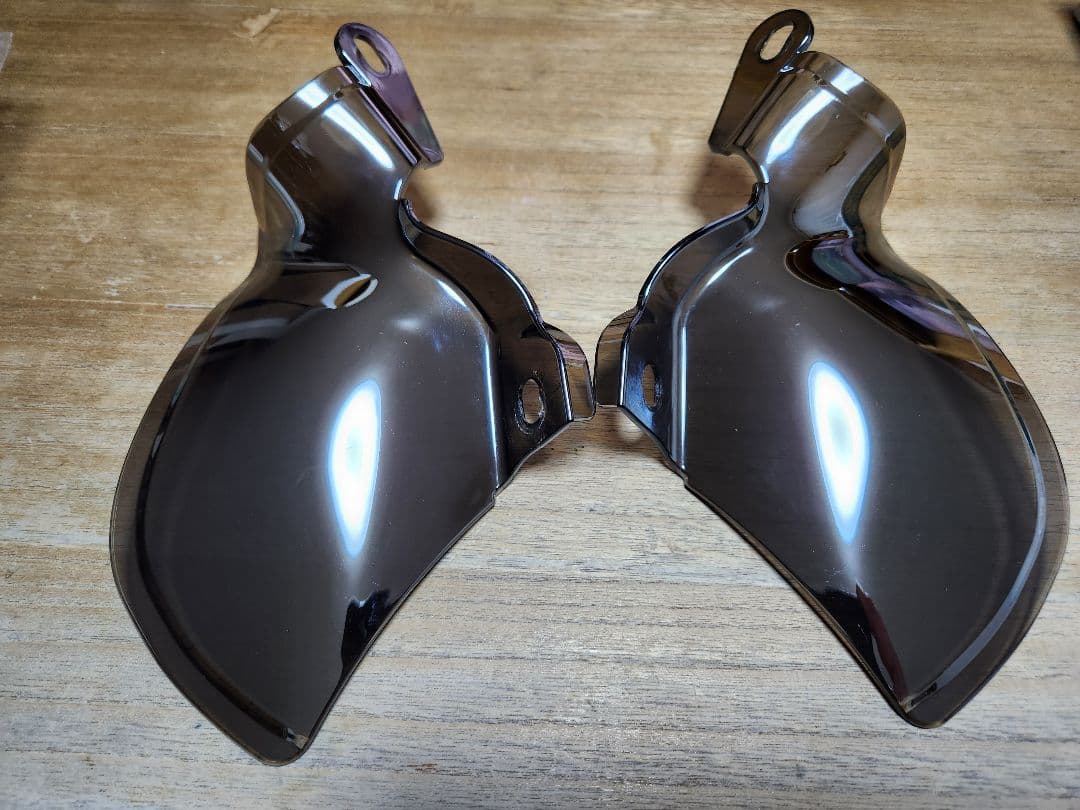 【 クリアキン 】 サドルシールド ソフテイル ミラースモーク