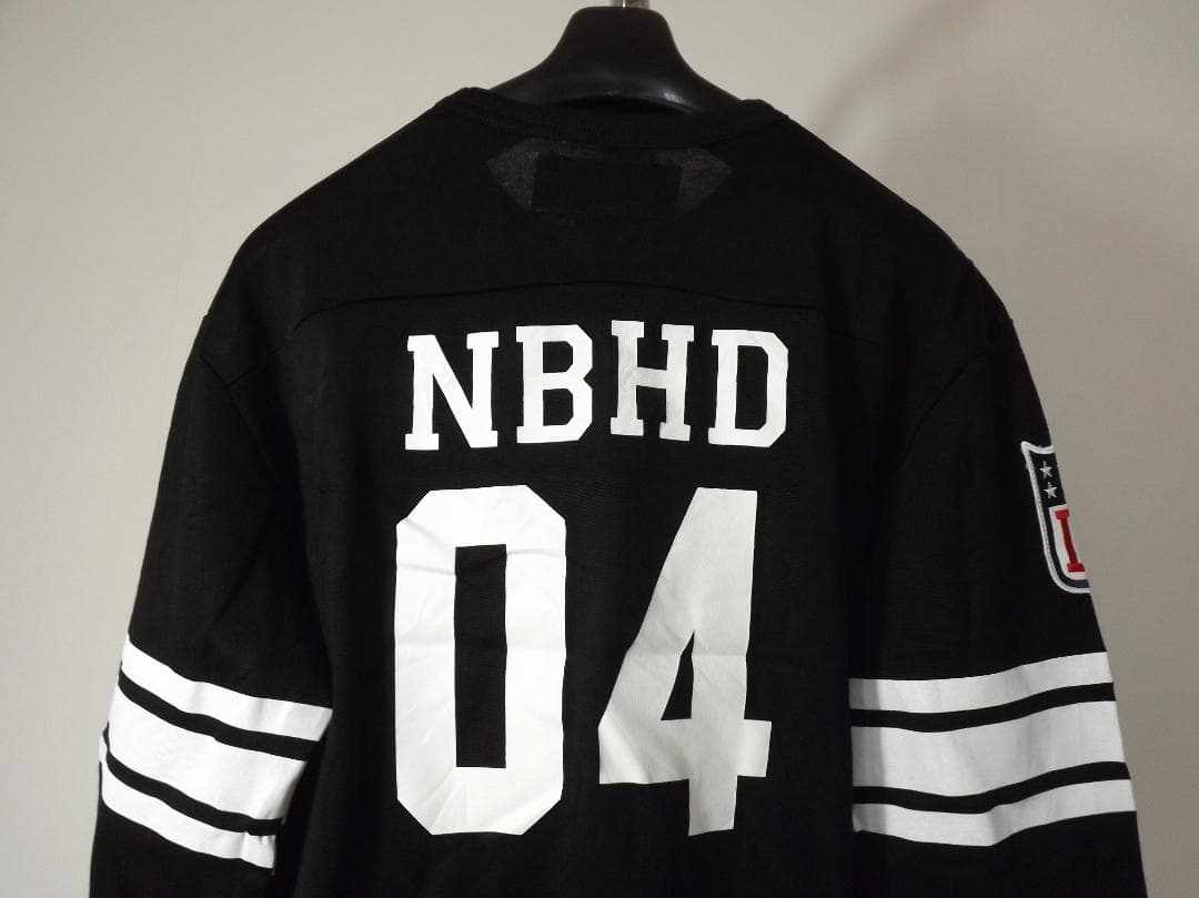 M 新品 2009 ネイバーフッド 日本製 ホッケーシャツ 8分袖Tシャツ