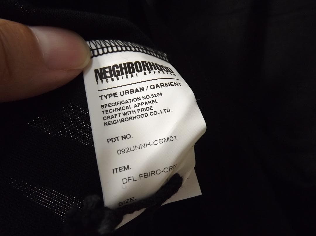 M 新品 2009 ネイバーフッド 日本製 ホッケーシャツ 8分袖Tシャツ