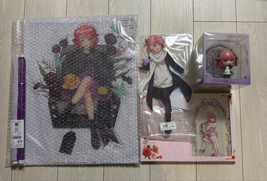 五等分の花嫁　中野二乃　UGCコラボ　アクスタセット　値下げ、バラ売り不可