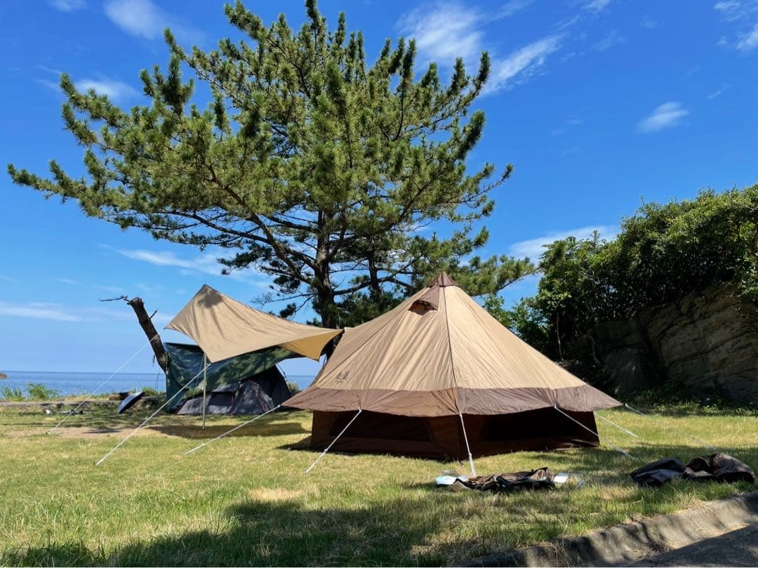 Gloke 8 ドーム型テント　美品　タープ　グランドシート　ポールセット