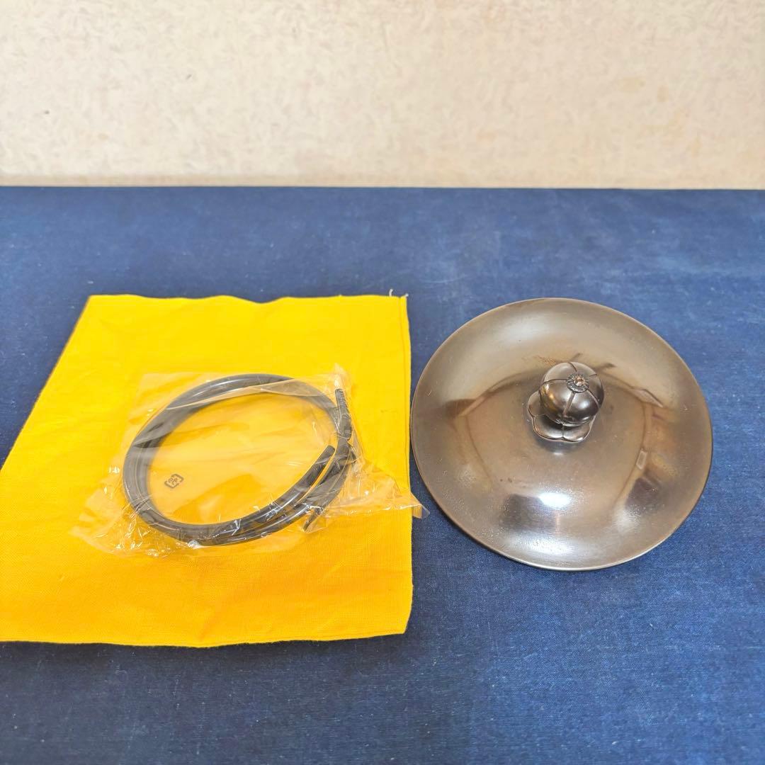 人間国宝高橋敬典 風炉 茶釜 電熱器 唐銅朝鮮風炉 野々田電熱器 敷板 茶道具