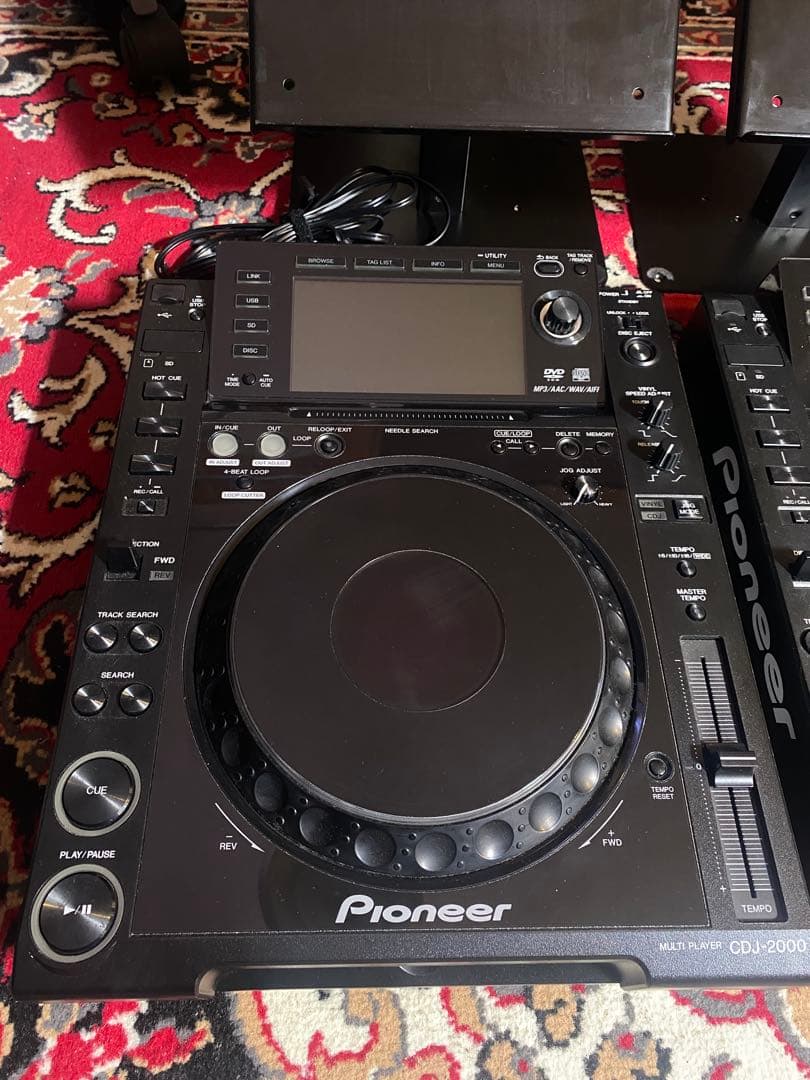 Cdj-2000 Pioneer 2台セット キクタニcdjスタンド付き