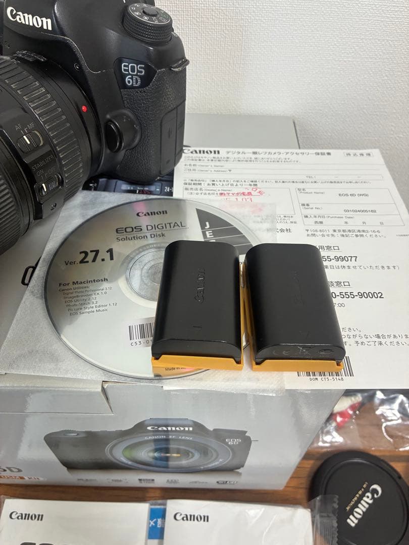 Canon EOS 6D EF 24-105mm f/4L IS USM セット