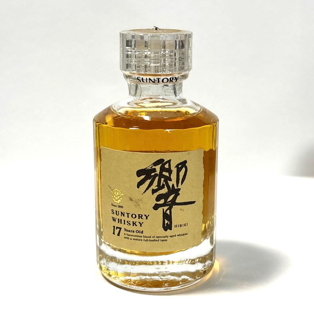 響17年 山崎12年 含む ウイスキー ブランデー ミニボトル 7本セット ⊃