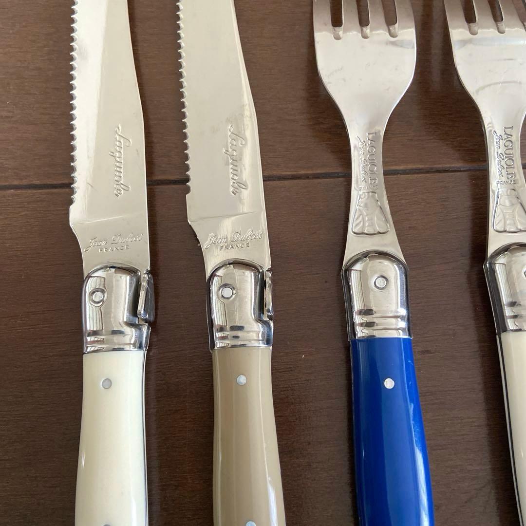 【ケンコウタイ様用】ジャン デュボ ライヨール スプーン、フォーク、ナイフ 8本