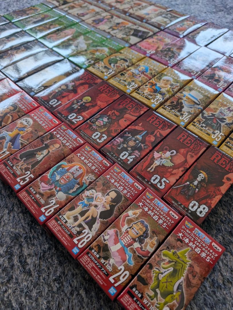 ワンピース ワールドコレクタブルフィギュア 61体セット