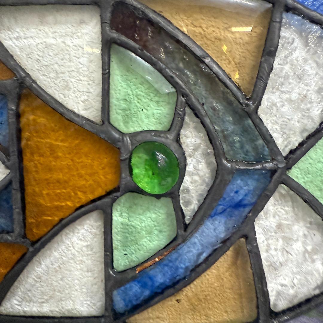 フォロー割【USED品 】欧州 アンテーク ステンドグラス　ハンドメイド