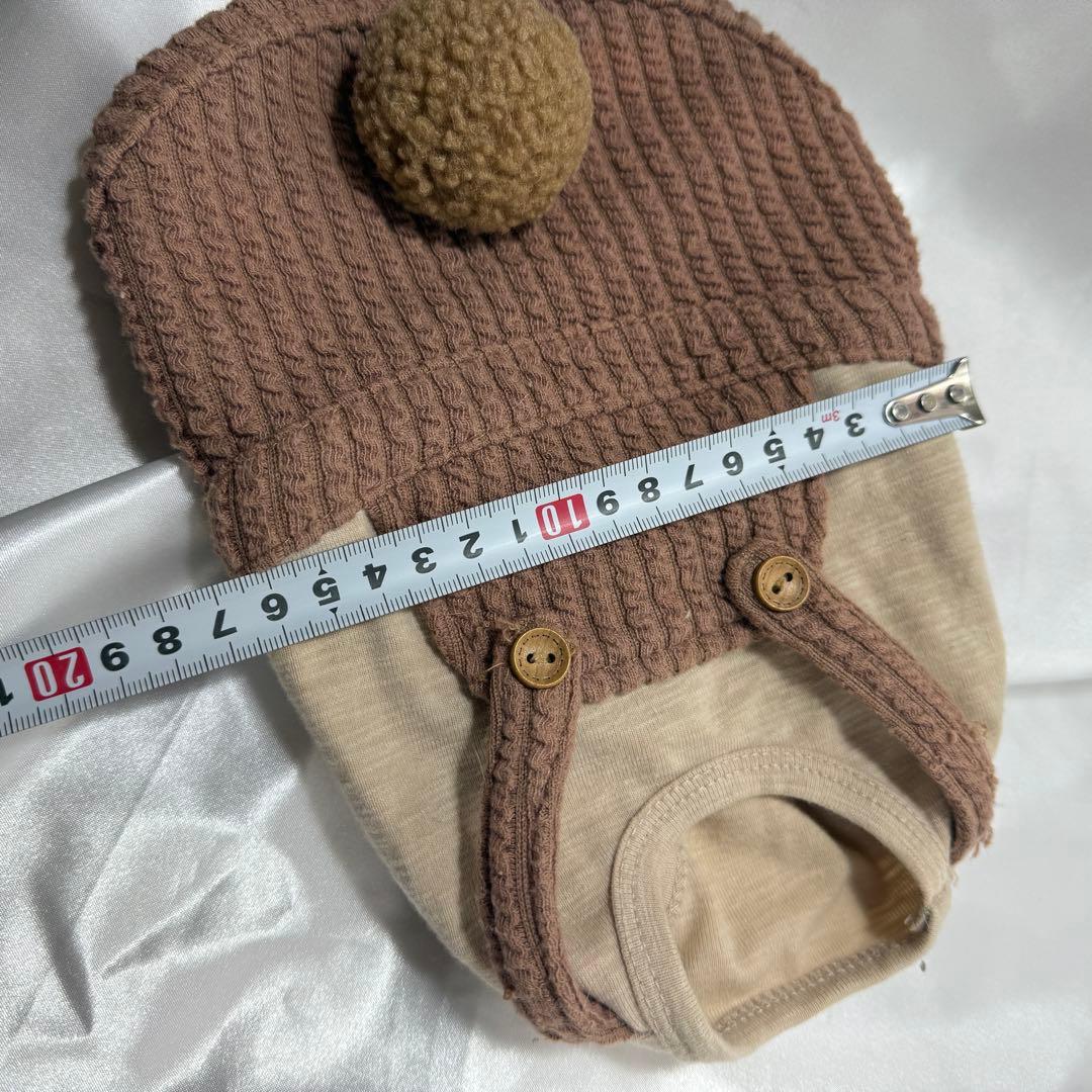 FADIGATO 犬服 ベージュとブラウン　SSサイズ