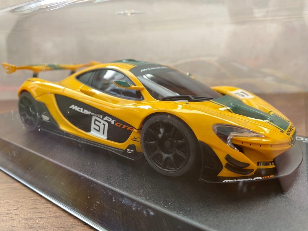 ミニッツ ASC McLaren P1 GTR (Yellow/Green)