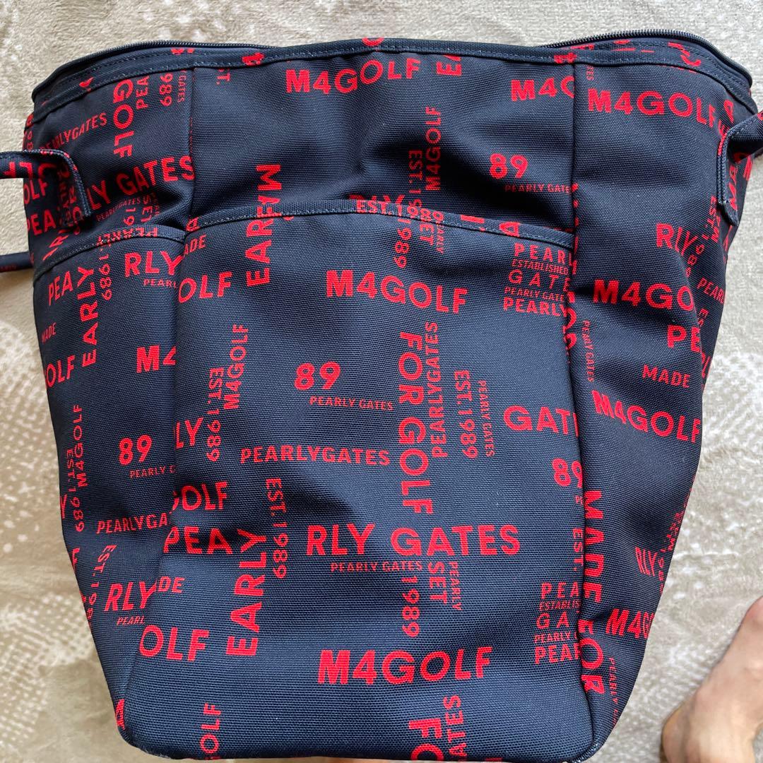 PEARLY GATES ゴルフロッカーバッグ ネイビー/レッド