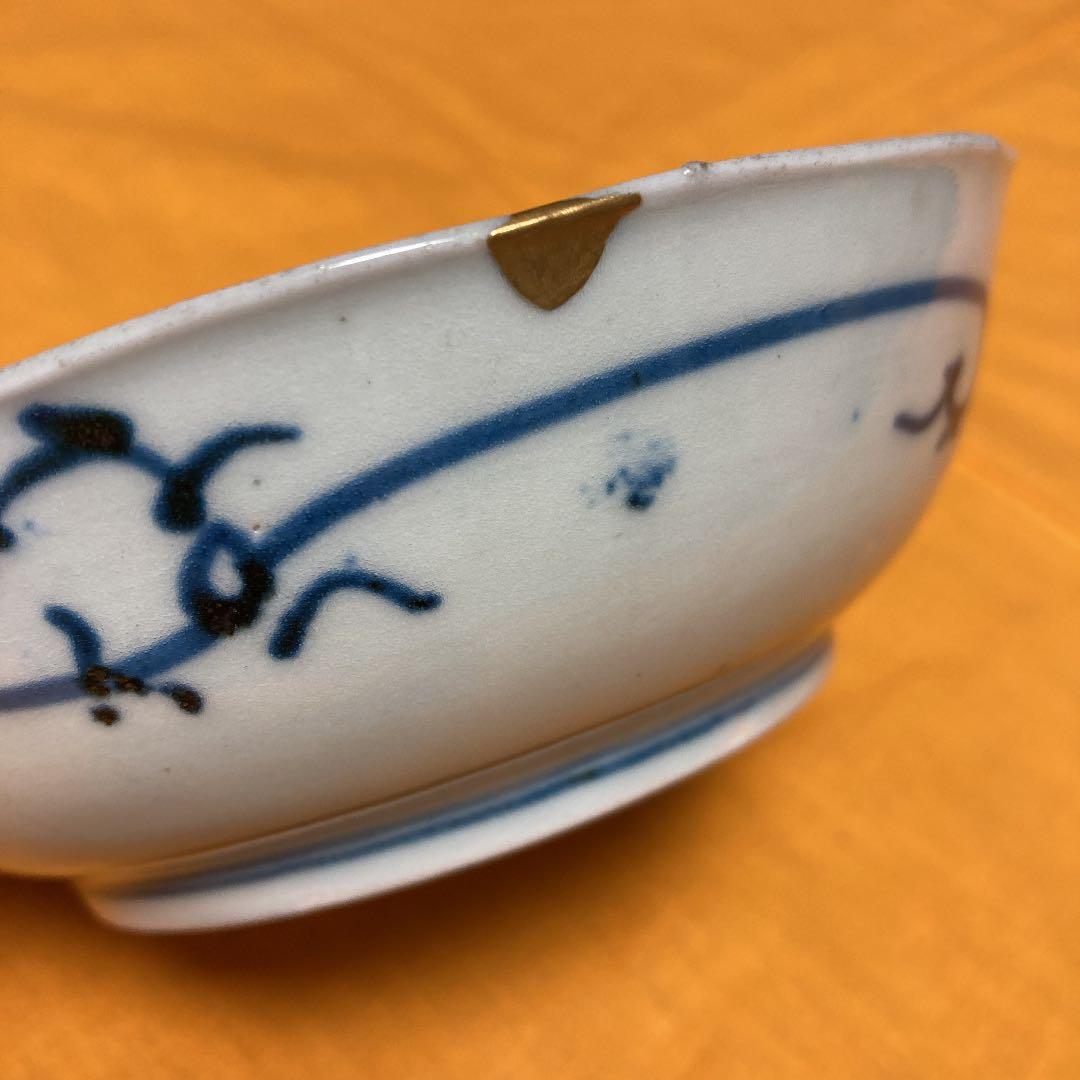 珍品子丼　五弁花文　古美術