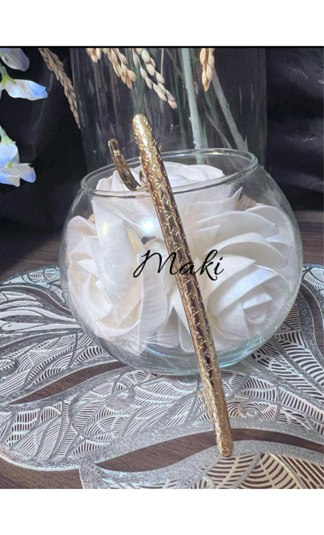 ご成約　LVゴールド総モノグラム(ナノグラム)バレッタ