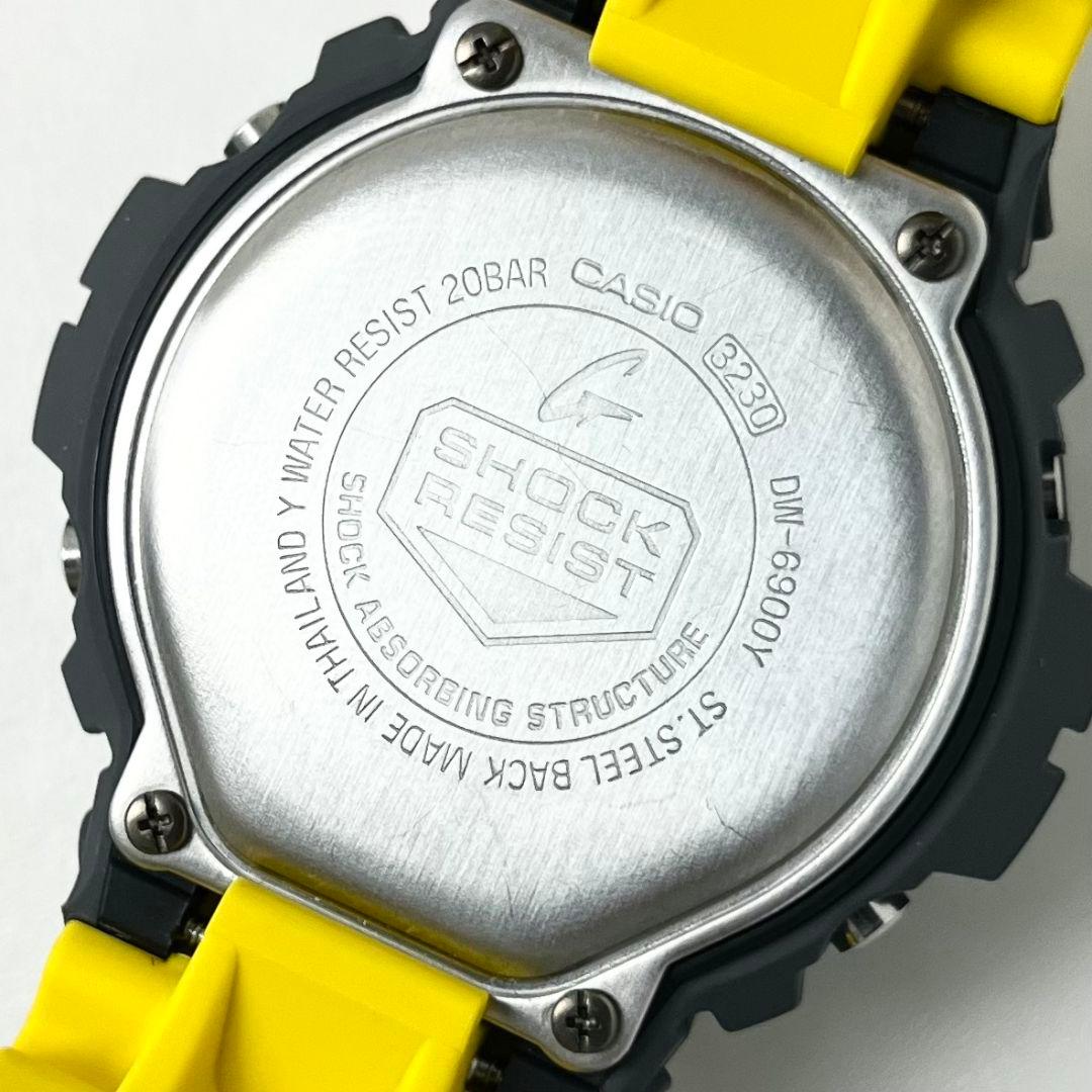 【稼働】 CASIO G-SHOCK DW-6900Y デジタル 腕時計