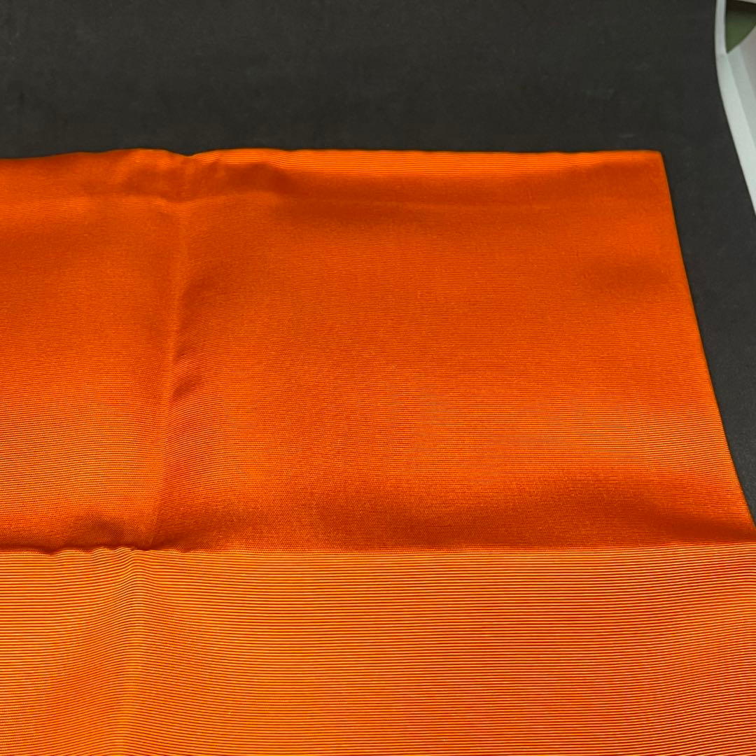 土田友湖　帛紗　『朱色』　ふくさ　茶道具　正絹