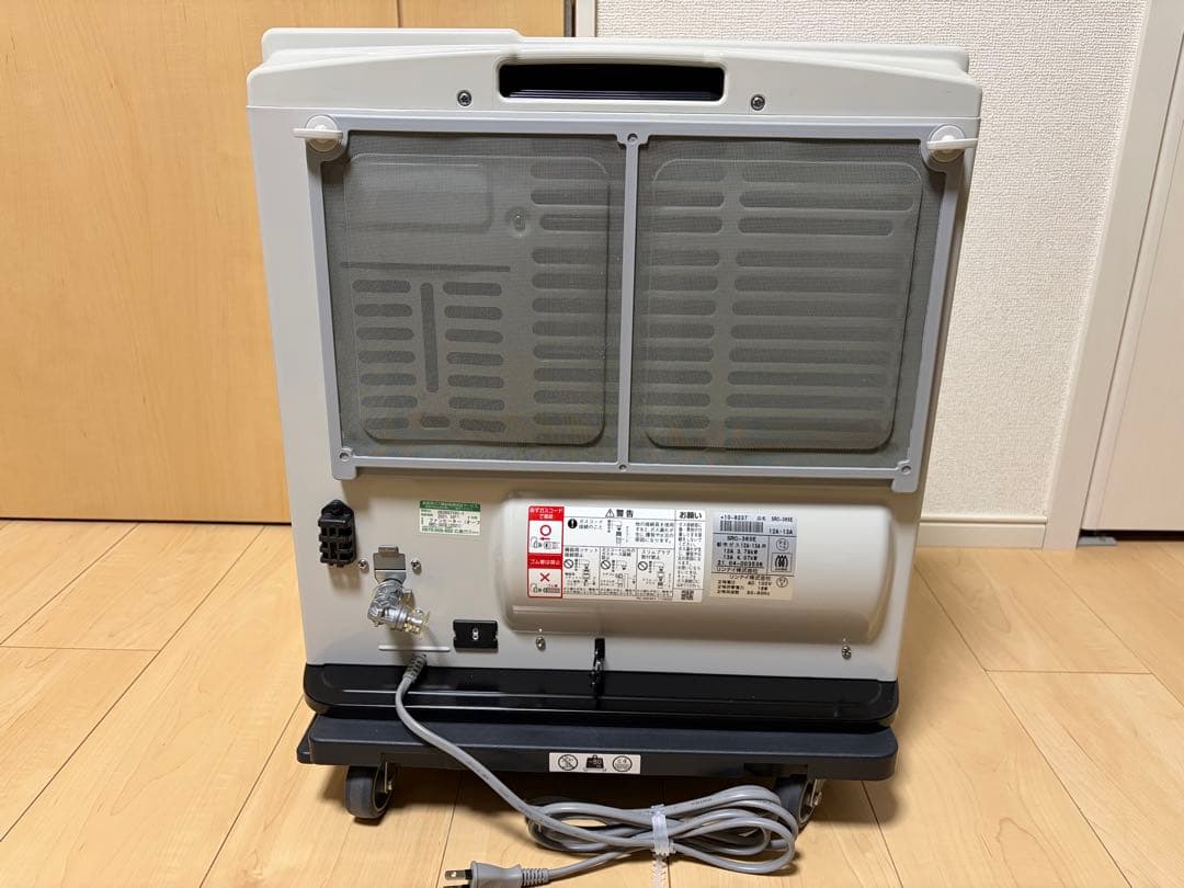 リンナイ SRC‑365E ガスファンヒーター 都市ガス用 1mガスコード付