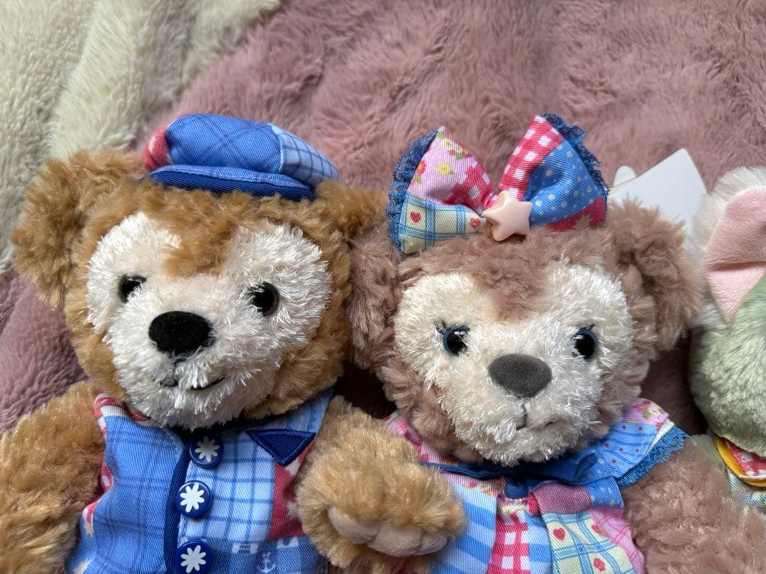 ダッフィー シェリーメイ　ジェラトーニ SSサイズ　ぬいぐるみセット