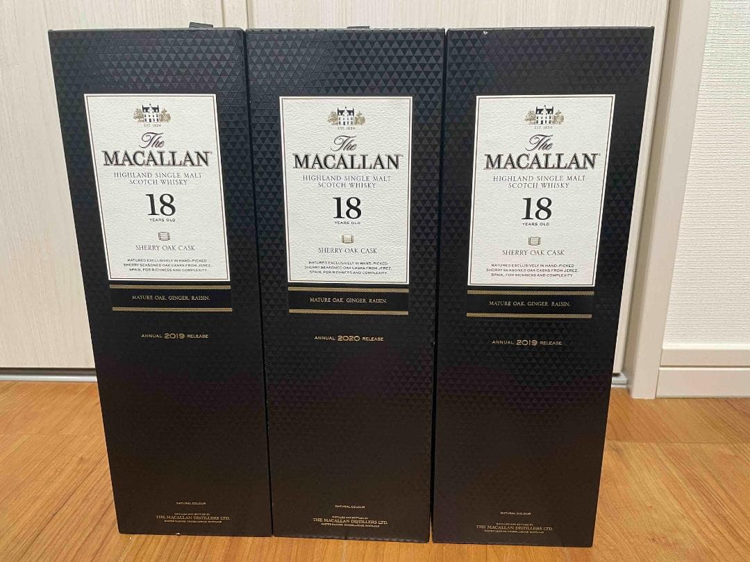 【新品・未開栓】サントリー ザマッカラン 18年 正規品 700ml 3本セット