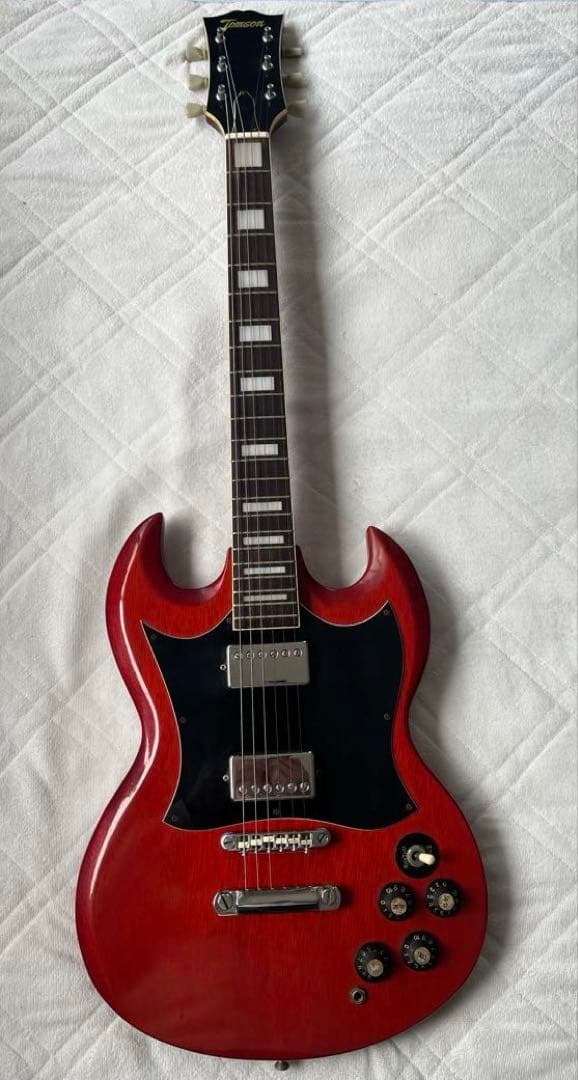 Tomson エレキギターSGタイプ　レッド