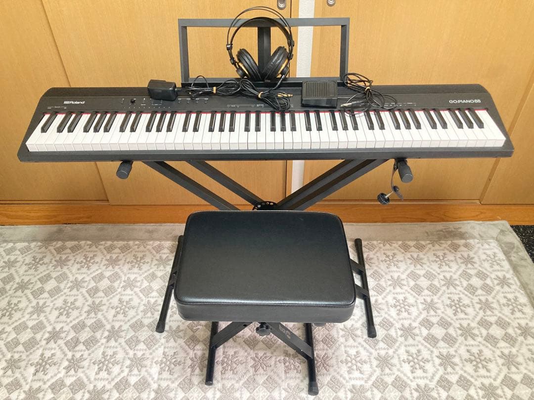 ☆付属品多数！ Roland ローランド 88鍵盤 電子キーボード GO-88P