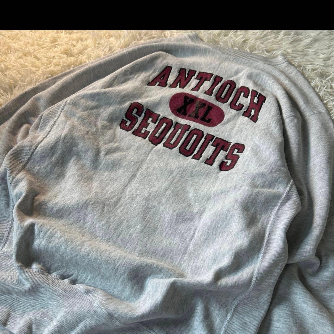 90s USA製　チャンピオン　リバースウィーブ　3段　カプセル　XXL