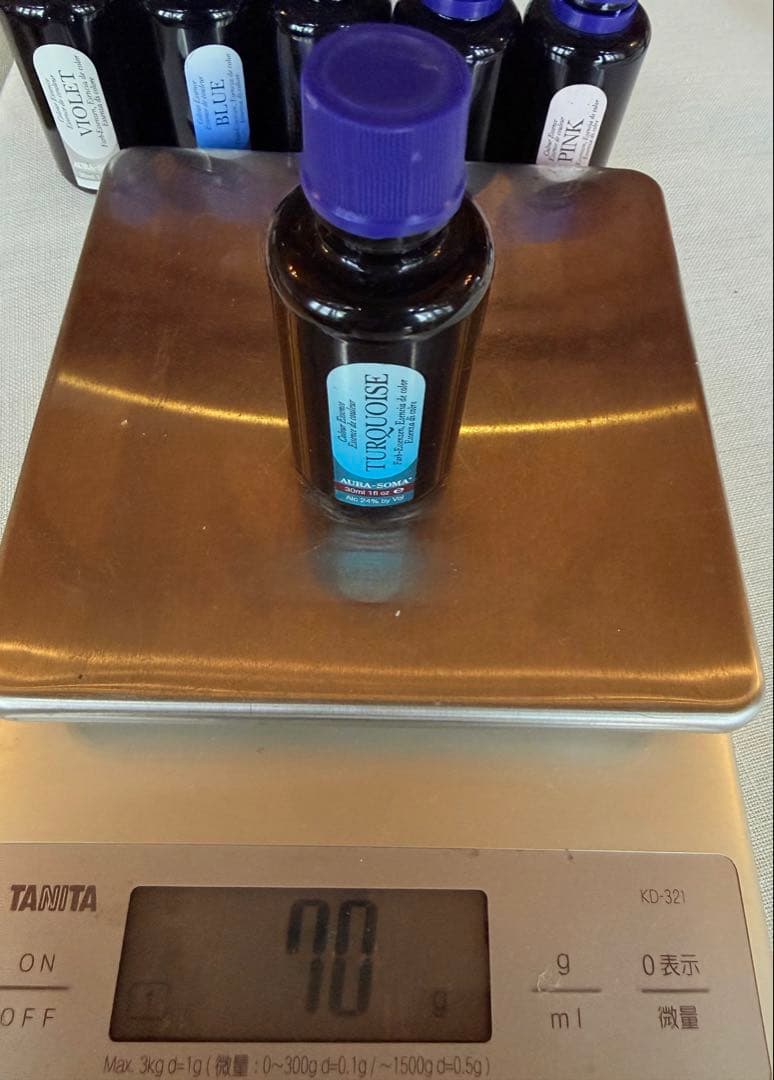 オーラソーマ カラーエッセンス 6色 セット50ml説明書付き