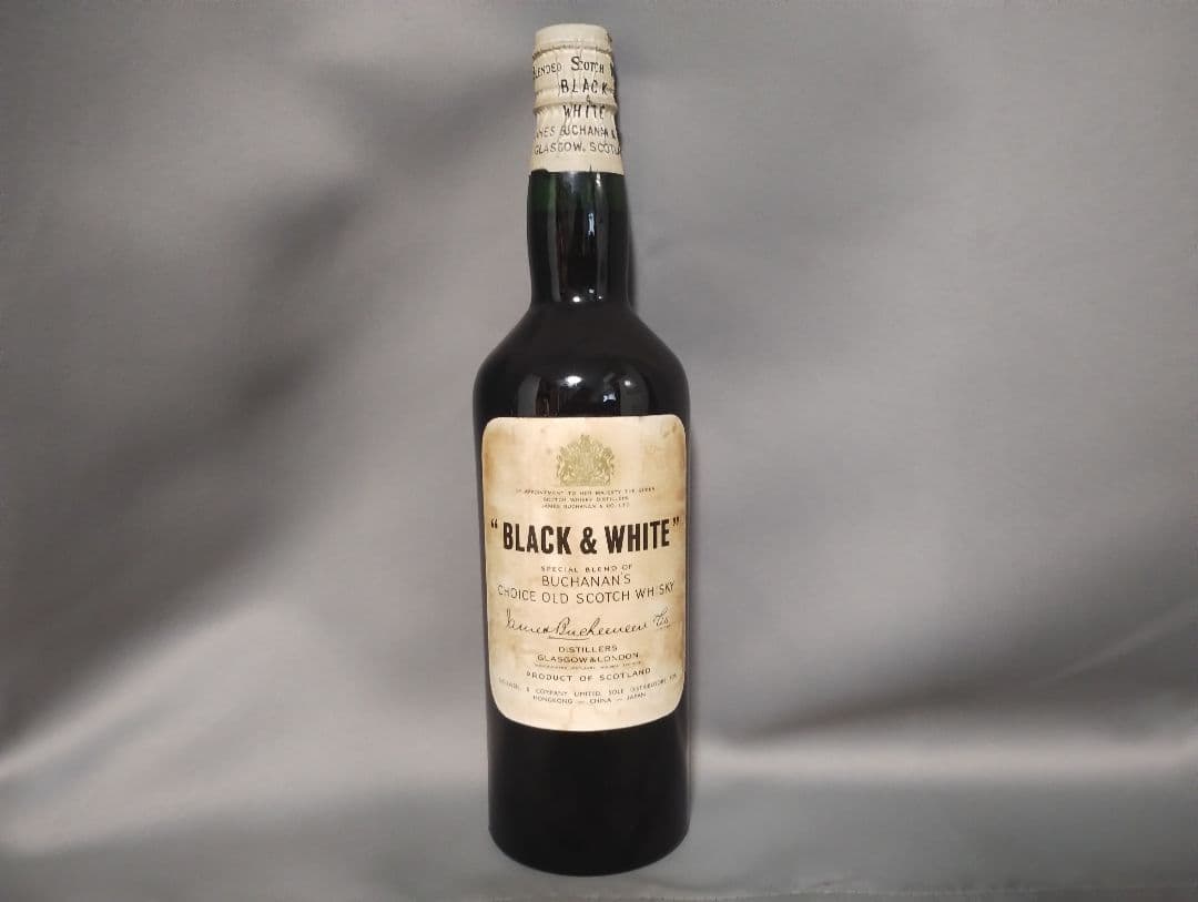 Black & White　ティンキャップオールドボトル