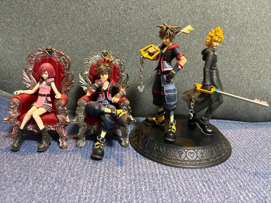 キングダムハーツ フィギュア 一番くじ　3個セット　（値下げします）