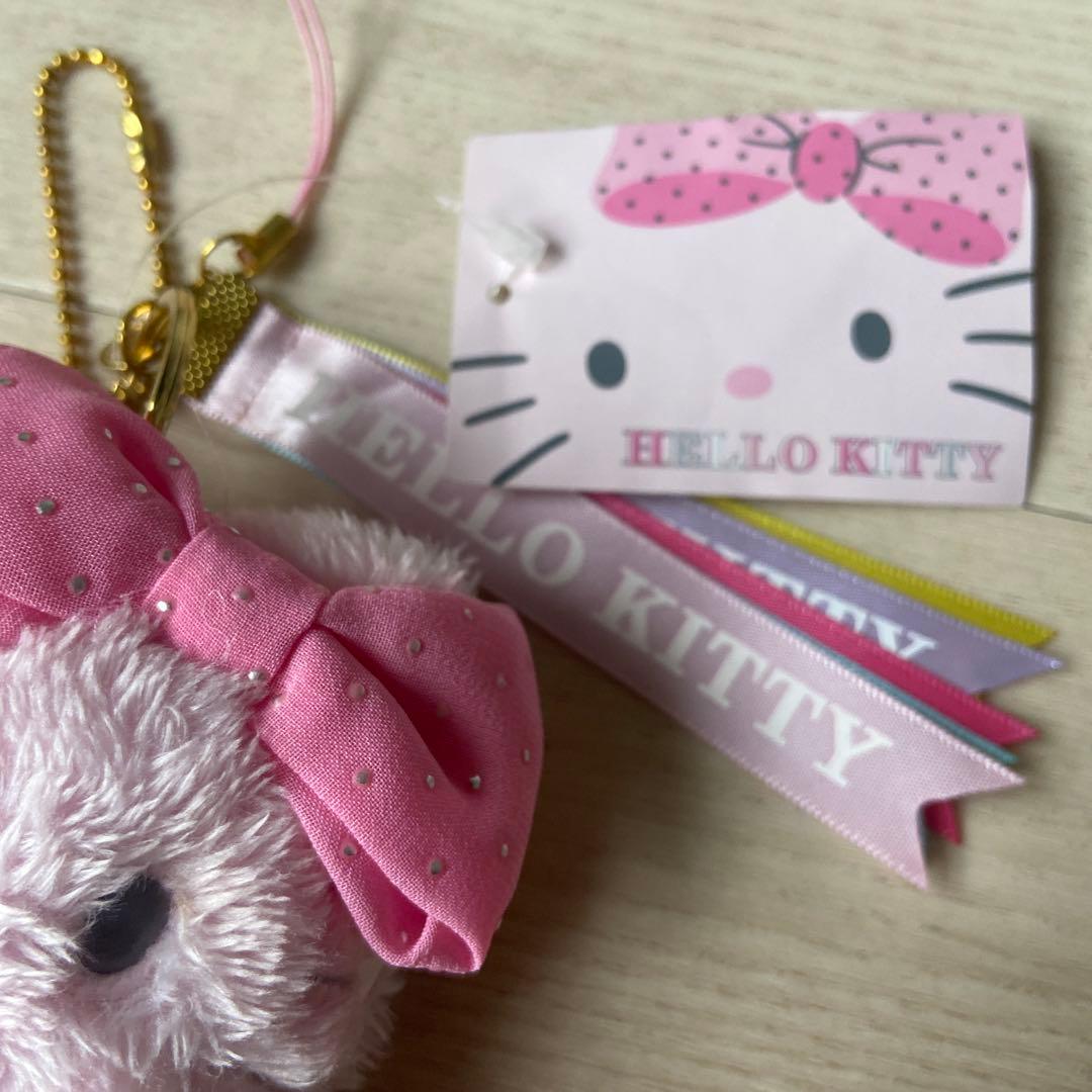 サンリオハローキティ マスコットキーホルダーストラップ春ピンク激レア平成レトロ