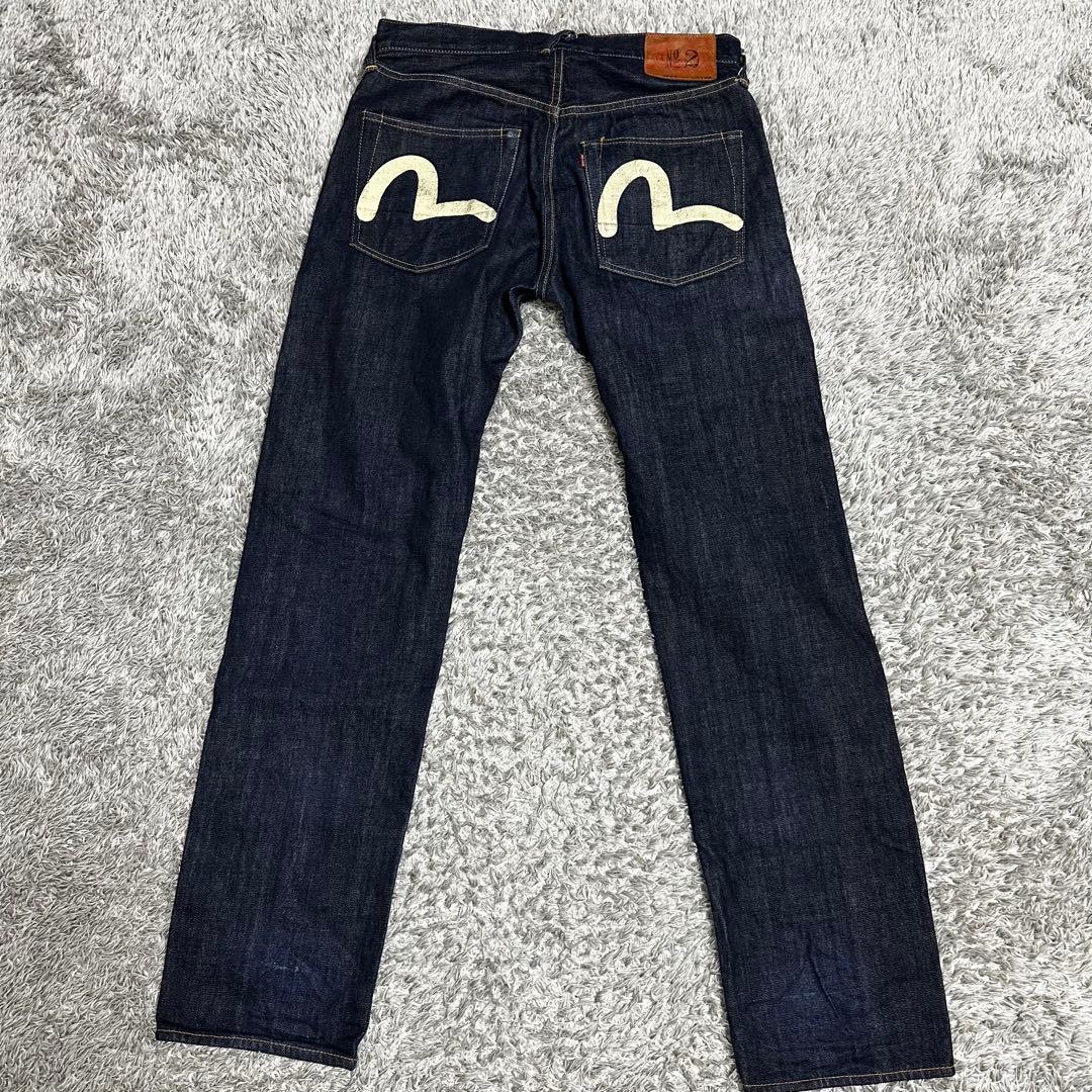 【濃紺】EVISU 赤耳　ミニカモメ W32×35 No.2 2000デニム