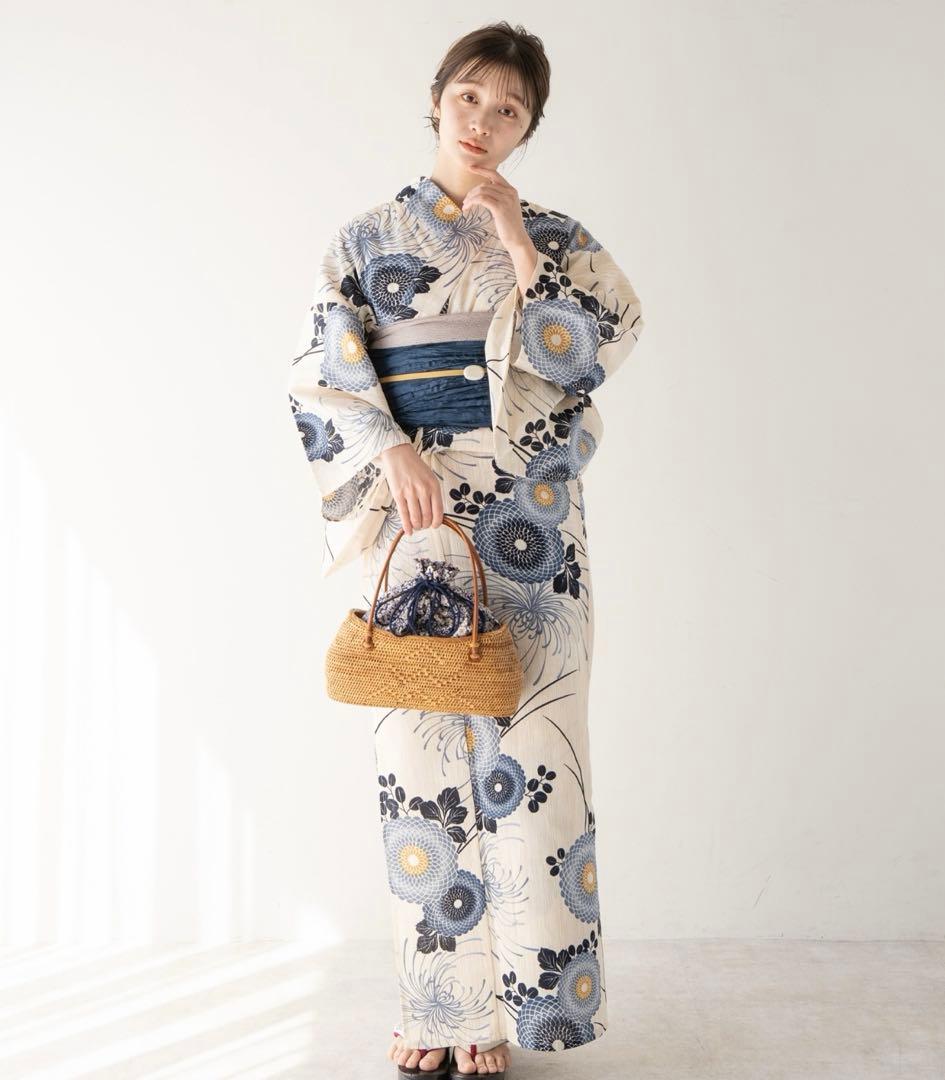 ゆかた館グレース　こだわり浴衣５点セット　Sサイズ