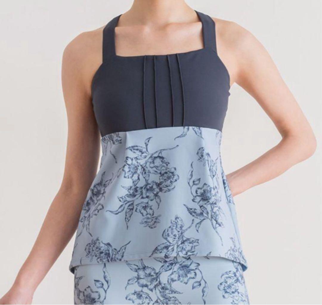 削除予定【SUKALA】アンティークプリントクロスタンクトップレギンスセット