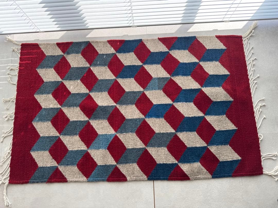 サポテックラグ　オアハカ　メキシコ　約100cm x 60cm