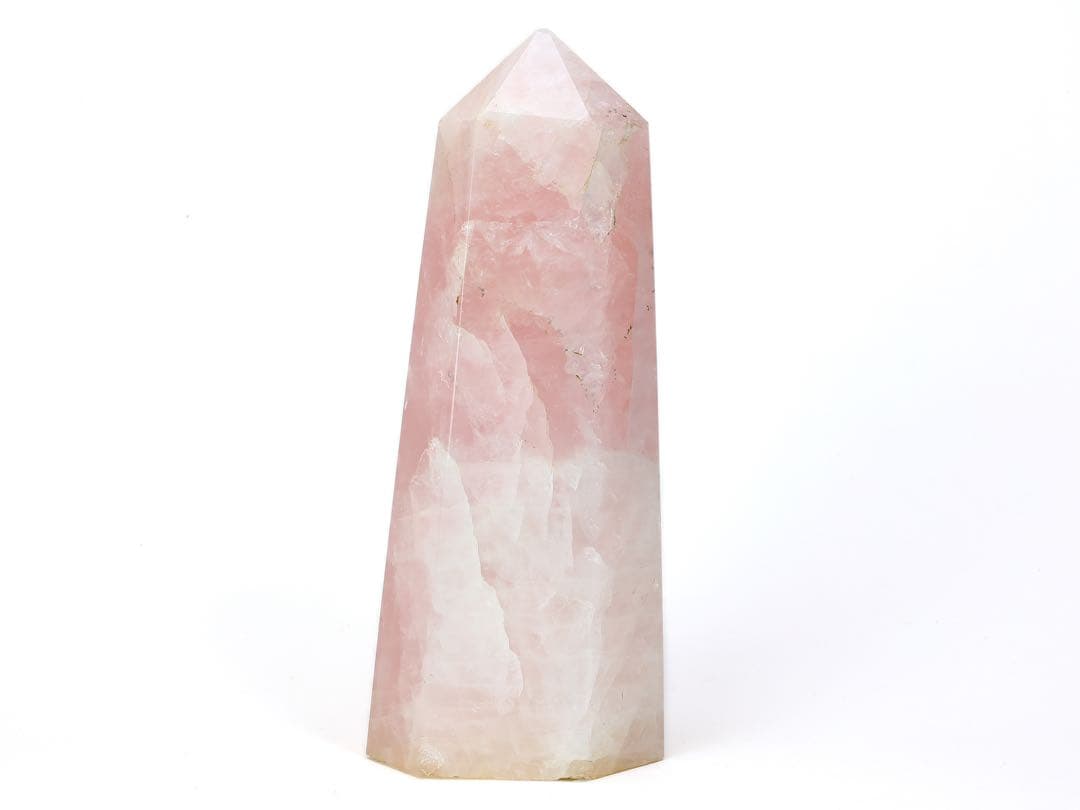 ローズクォーツ 鉱石 ポイント 天然石 パワーストーン 恋愛運 UP