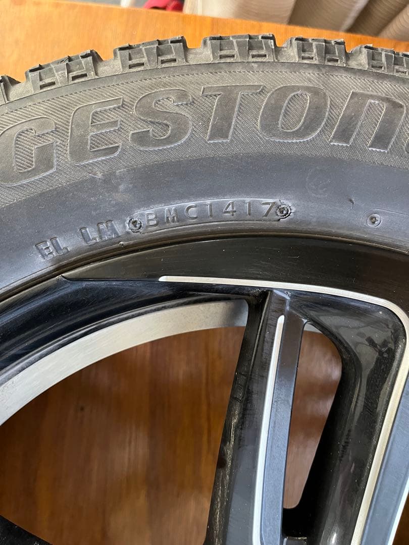 【送料込】ブリジストン スタッドレスタイヤ ホイールセット17インチ　オデッセイ