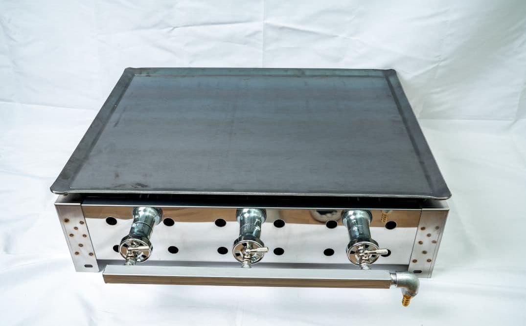 ガスグリドル プレス鉄板焼 都市ガス 13A 幅60cm 奥行45cm 業務用