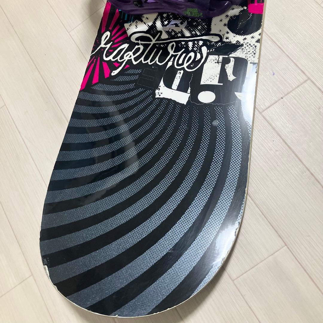 RIDE RAPTURE SERIESライドスノーボード147/FLUXバインS