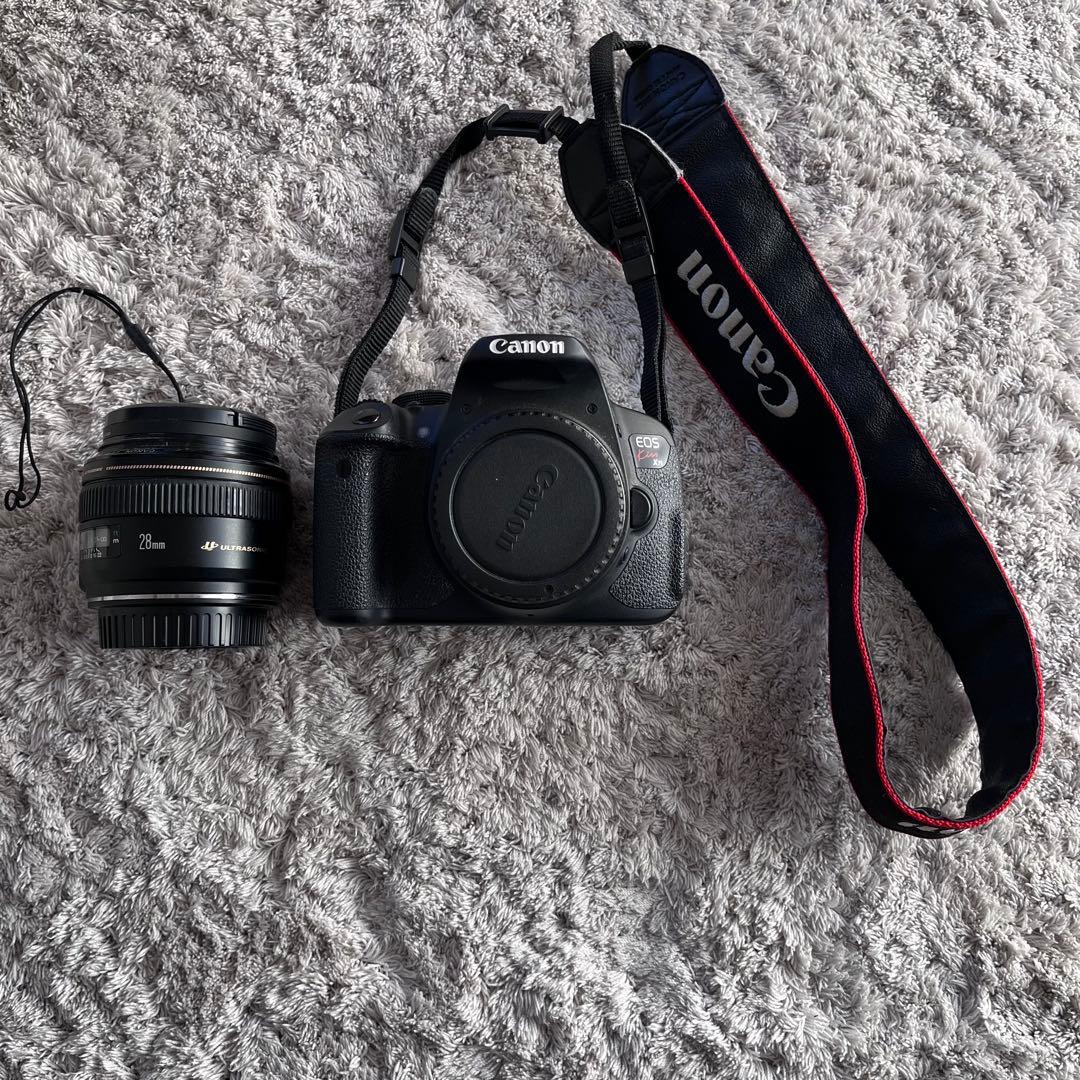 canon EOS kiss x71 レンズEF 28mm F1.8 USM