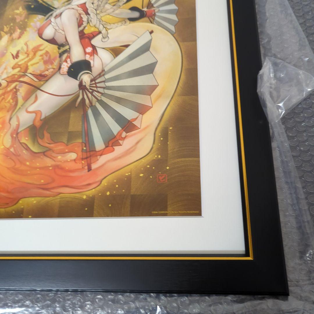 【希少・美品】不知火舞 A3複製原画 KOF XV　SNKオフィシャルプロダクト