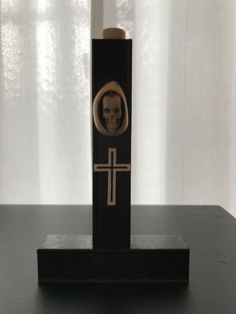 antique skull アンティーク スカル 十字架 洋物 オブジェ 置物