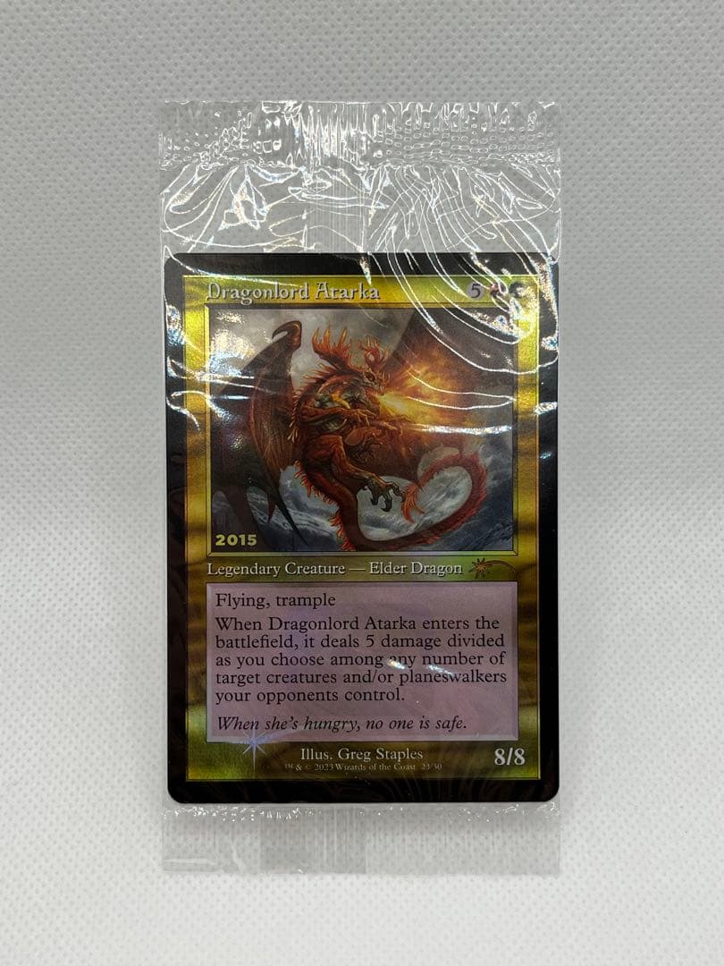 MTG 龍王 アタルカ Dragonlord Atarka 30周年 未開封